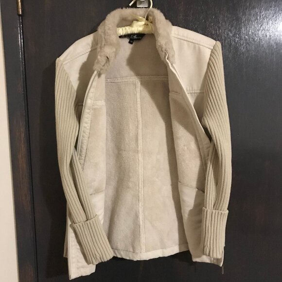 Lady Hathaway Ladies Cream Cardigan Size Large New Without Tag. - Picture 3 of 3